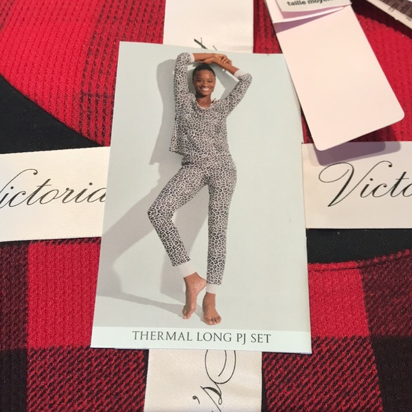 Victoria’s Secret thermal long pj set - Picture 2 of 9